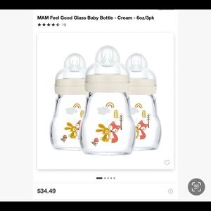 MAM Glass bottles
